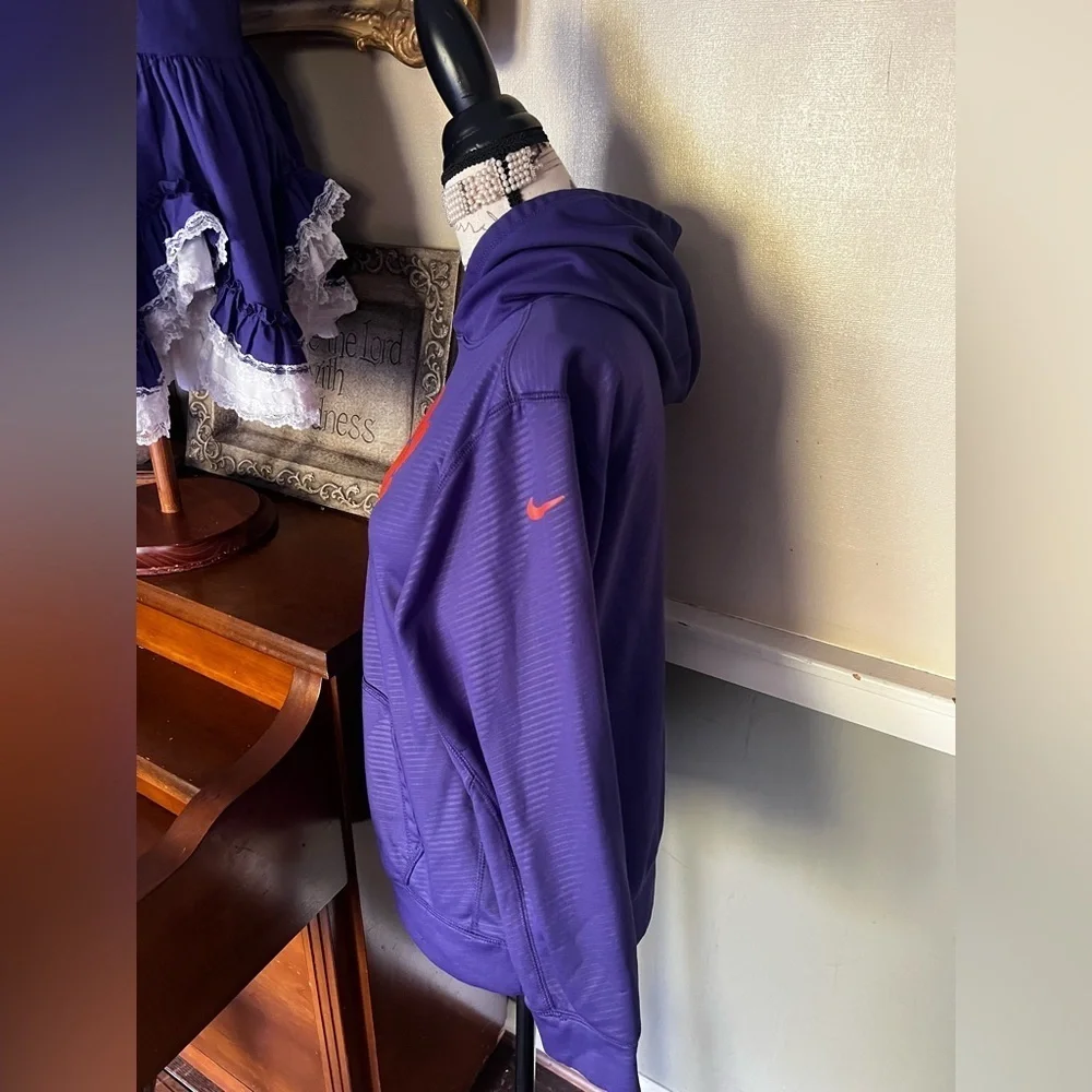 💜 Nike Clemson Tigers Therma Fit Pullover Hoodie Size XL